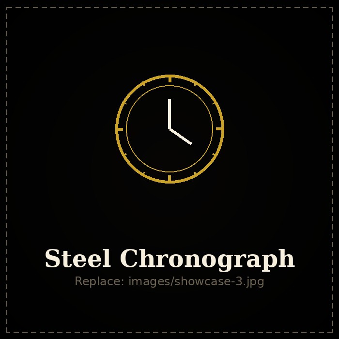 Automatic steel chronograph watch