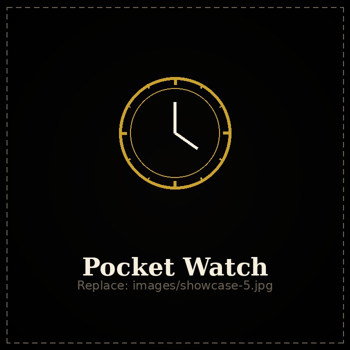 Vintage brass pocket watch