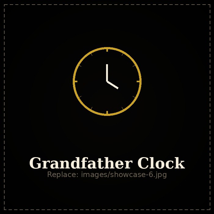 Grandfather floor clock
