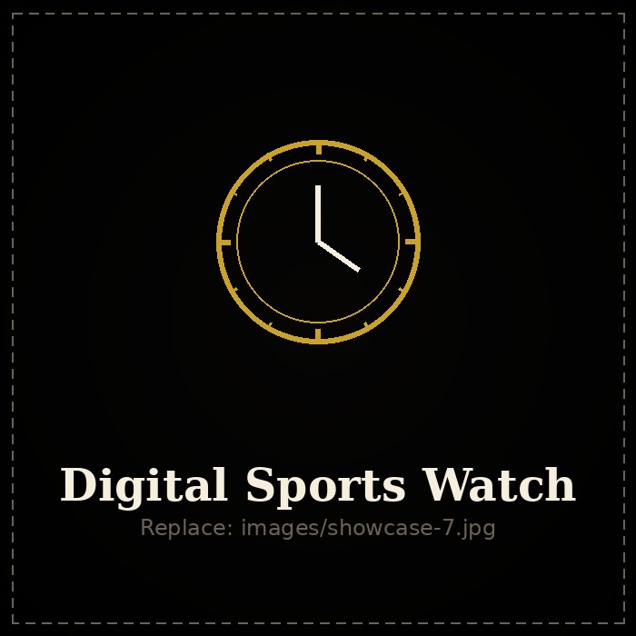 Digital sports watch